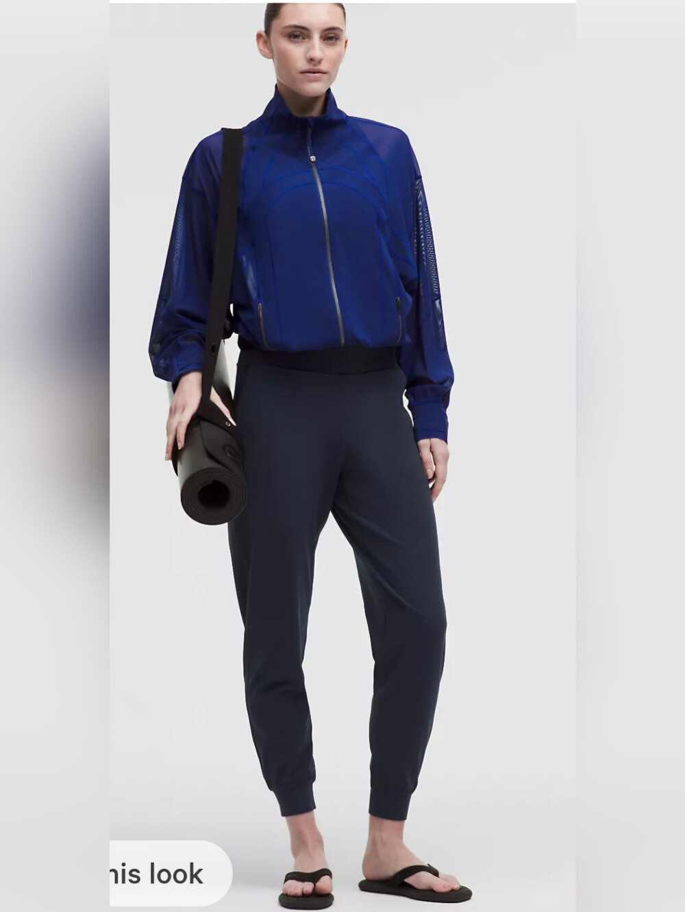 Lululemon Align Joggers Size 2 Navy Blue Like New High Rise Athletic Pants